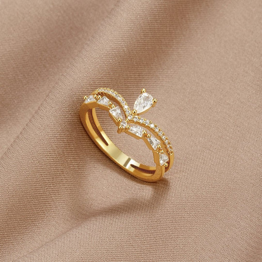 Aura - elegant krystalring