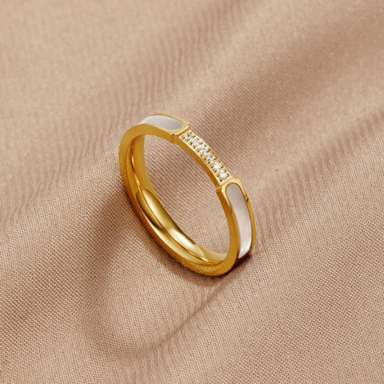 Unity - Perle- og krystalring